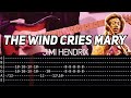 Jimi Hendrix - The Wind Cries Mary (Guitar lesson with TAB)