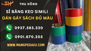 Băng Keo Simili Dán Gáy Sách Bền Đẹp, Giá Sỉ Rẻ, Giao Hàng Nhanh