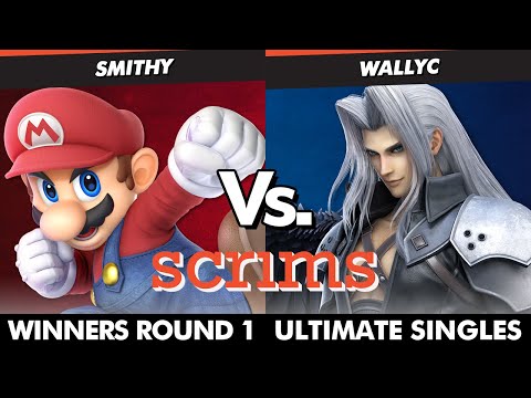 Scrims Showdown 36 - Smithy (Mario) Vs. WallyC (Sephiroth) SSBU Ultimate Tournament