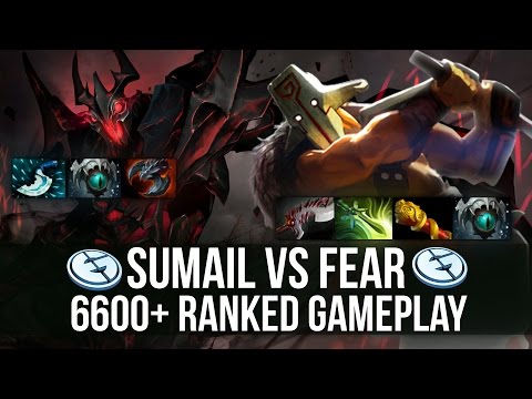 Fear vs SumaiL - Juggernaut vs Shadow Fiend 6600 MMR US East