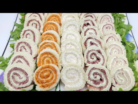 girelle di tramezzini 📌 senza cottura