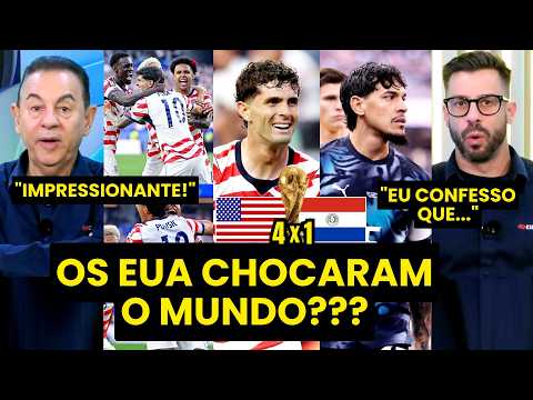 “EU FIQUEI IMPRESSIONADO com os EUA! E o PARAGUAI FOI UMA VERGONHA!” | GOLEADA na COPA CHOCOU?