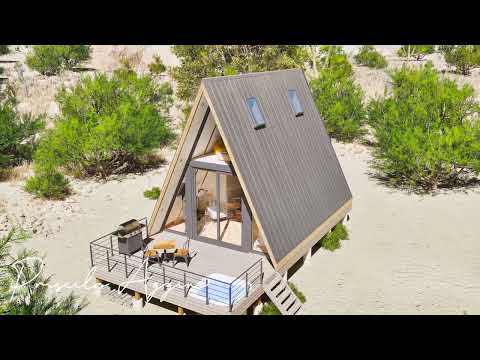 A-Frame Cabin - Shipping Container House - Tiny Home