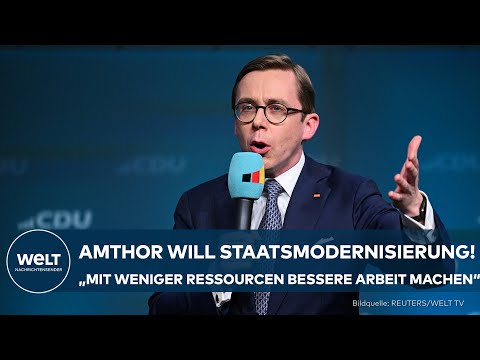 Video Thumbnail: PHILIPP AMTHOR: Bürokratieabbau und Bürgergeld-Reform – so will die Regierung sparen!