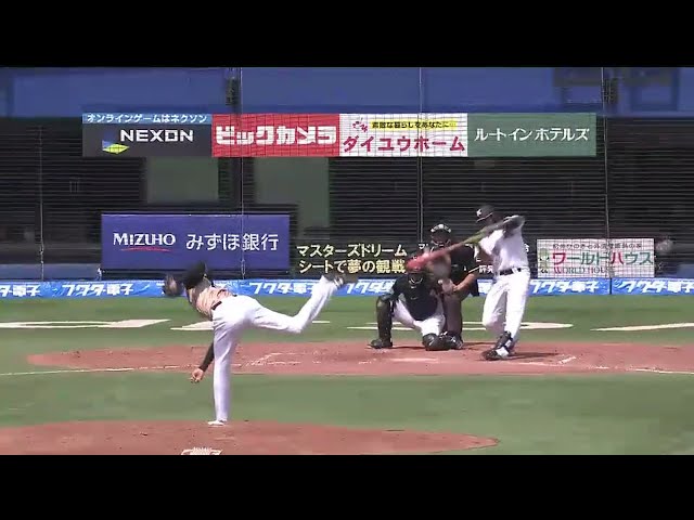 【2回裏】マリーンズ・ナバーロ「大谷撃ち」で3試合連続打点!! 2016/5/1 M-F