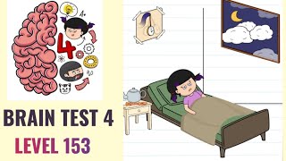 🧠 Brain Test 4 Level 153 | Arggh! I can't sleep! Help me! | Walkthrough