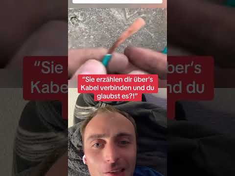 Kabel verbinden #elektriker #kabel #verbindung