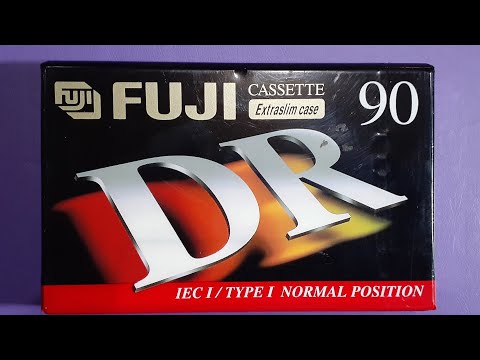 FUJI DR cassette from 2001 unwrapping