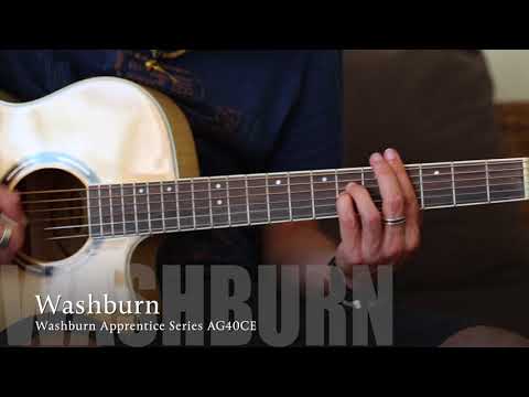 Washburn AG40CEK | Flamed Maple Grand Auditorium with Electronics. New with Full Warranty! image 3