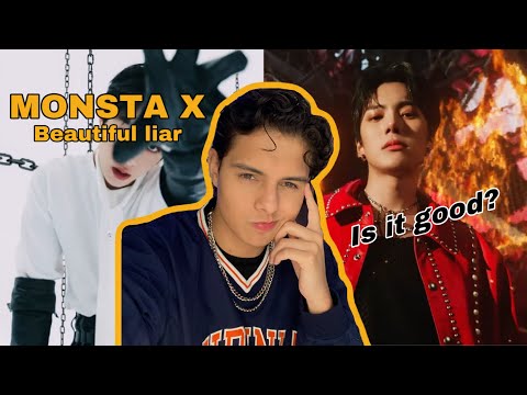 MONSTA X- First time REACTION -Beautiful Liar