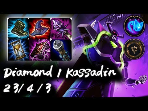 Diamond 1 Kassadin Mid vs Vladimir | Korea High Elo Replays