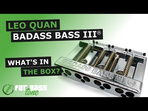 Leo Quan BADASS III is back 4 string 3 screw Grooved Black bass bridge 4 Fender Precision Jazz Telecaster image 4