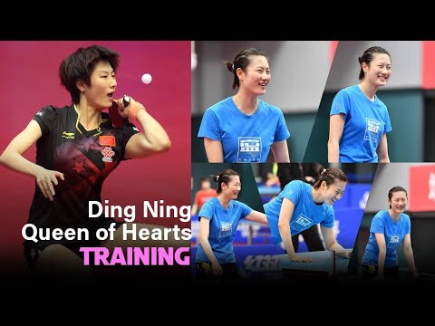 Ding Ning "Queen of Heart" Training #tabletennis #pingpong #tenismeja #tenisdemesa