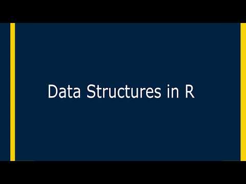 R Programming Data Structure