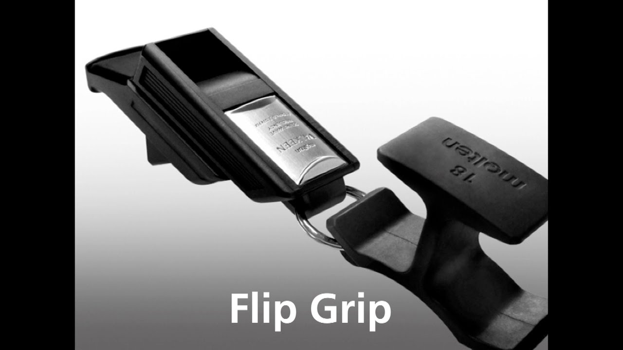 Molten Schiri-Pfeife Valkeen mit Flip-Grip Schwarz Molten Schiri-Pfeife Valkeen mit Flip-Grip Schwarz