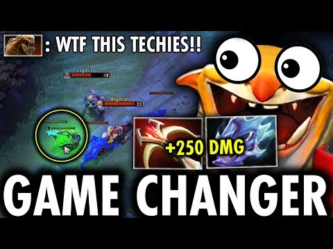 THIS THECHIES IS A GAME CHANGER!! WTF TECHIES CARRY BUILD 7.25 | TECHIES OFFICIAL