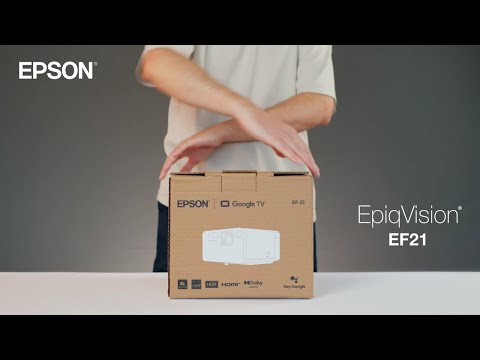 Proyector Láser Portátil Smart Epson EpiqVision EF21 - Blanco