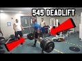 545 DEADLIFT W/ LUKE | 16 YEARS OLD