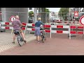 Koningin Julianabrug wordt gestut, Hooftstraat afgesloten