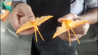 Download lagu butterfly garnish with carrot 🥕🥕🥕 very simple and easy,🦋🦋🦋🦋🦋🦋🦋#shorts mp3