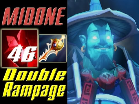Secret MidOne  [Storm Spirit] 46 Blood Stone Charges & Divine rapier  - Double Rampage