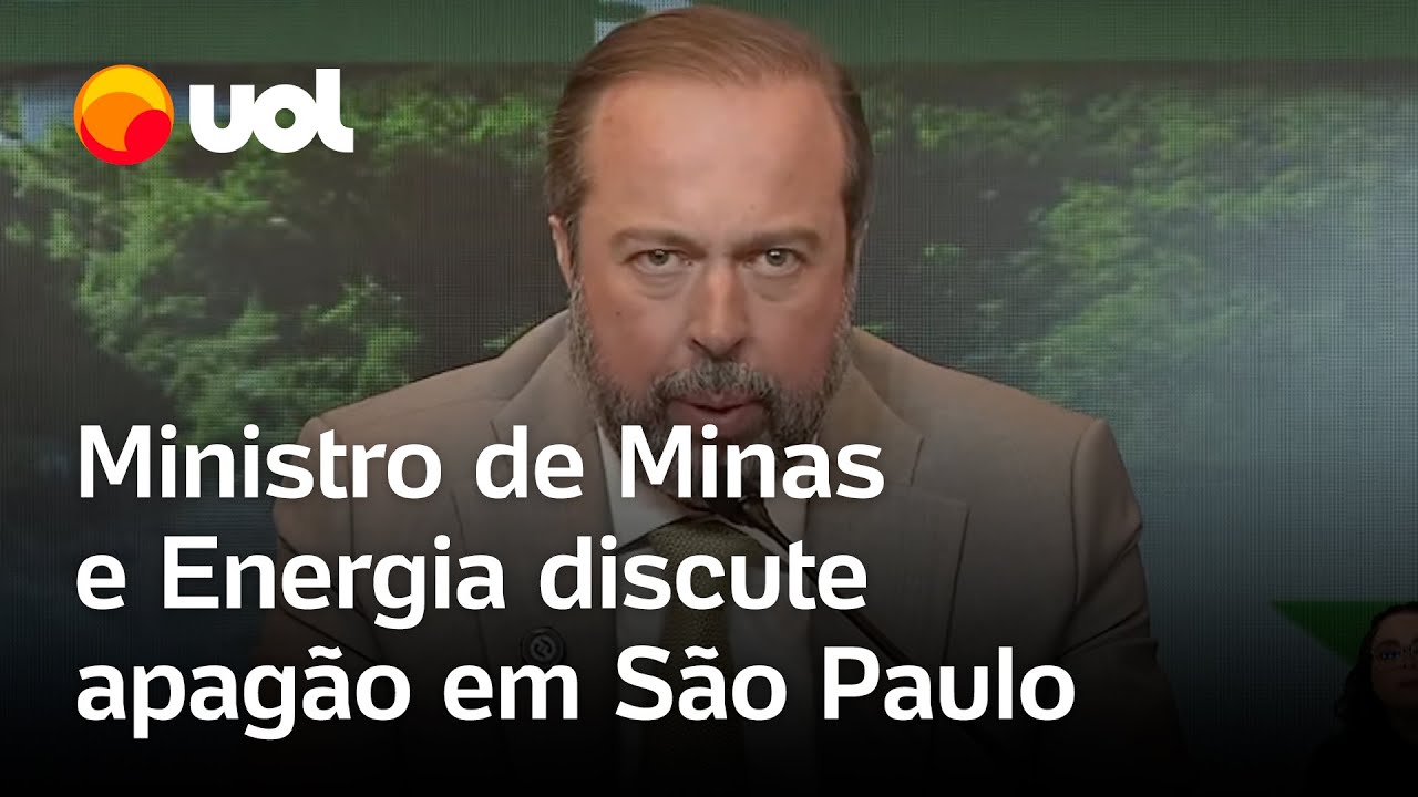 Apagão em SP: ministro de Minas e Energia fala ao vivo sobre a crise de energia, horário de verão e+