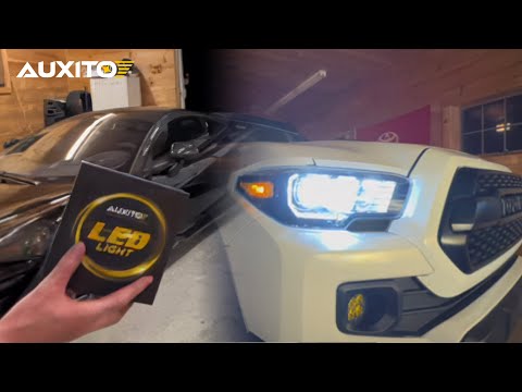 LED headlight bulb upgrade / The Best 3rd Gen Tacoma Led headlight Bulbs | AUXITO H11 Bulbs