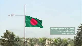 জাতীয় পতাকার ব্যবহার বিধি