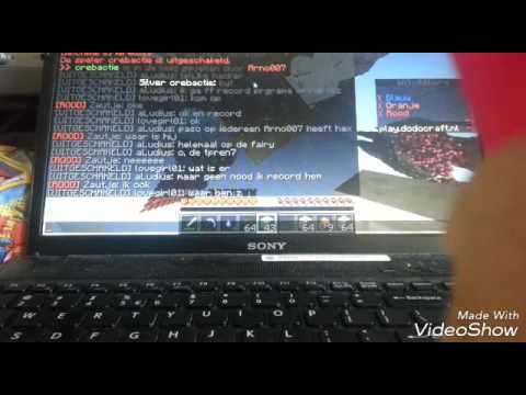 Minecraften tegen een hacker