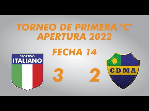 Primera "C" Apertura 2022 - Fecha 14 - Sportivo Italiano 3 Alem 2 - Resumen