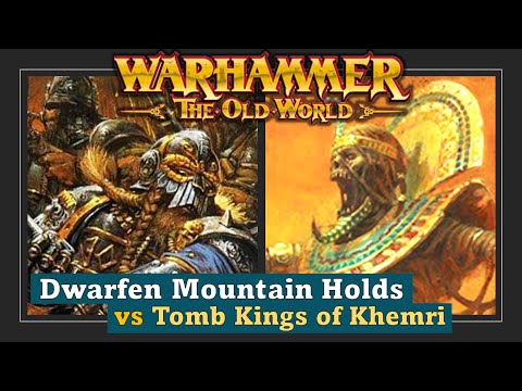 Dwarfs vs Tomb Kings | Warhammer The Old World | 2000pts Battle Report