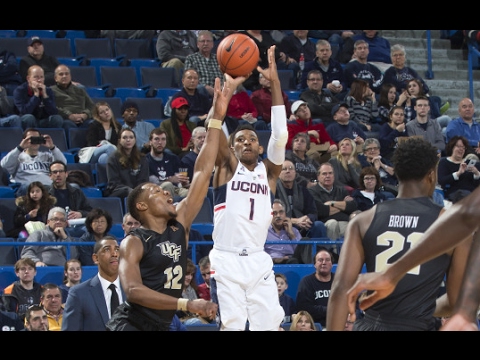 UConn Men's Basketball Highlights vs. UCF 01/08/2017
