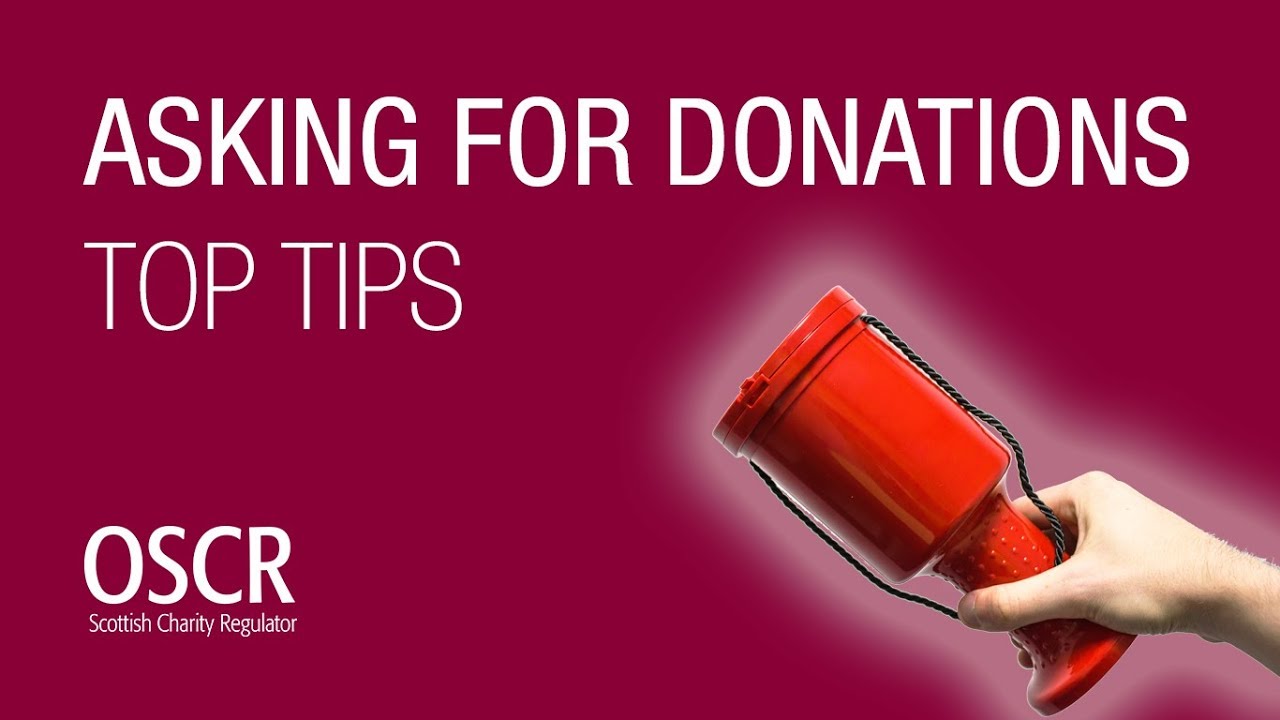 Asking for donations - top ten tips