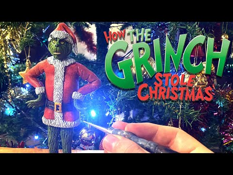 I Sculpted the Grinch from How The Grinch Stole Christmas.