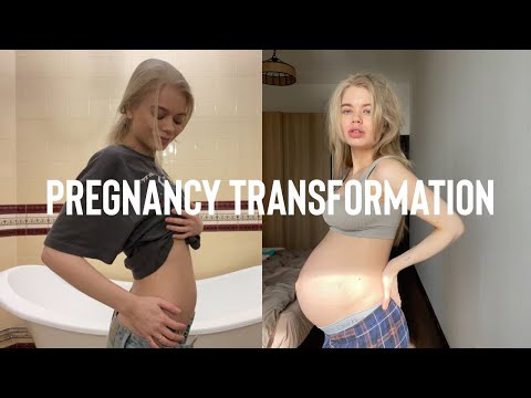 PREGNANCY TRANSFORMATION 🤰🏼беременность по неделям