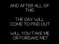 Staind - Save Me (Lyrics)