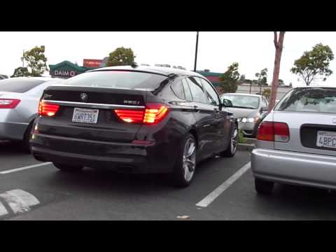 bmw GT 550i, start up,and accelaration