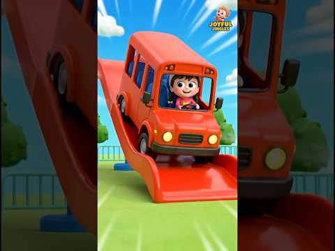 Wheels On The Colorful Bus | Nursery Rhymes & Kids Song | Joyful Jingles #shorts #rhymes