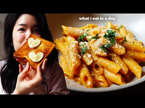 what i eat in a day (valentines day)