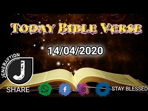 Praise the Lord - Everyone | இன்றைய மன்னா - Today Bible Verse | Words in Tamil & English 14/04/2020