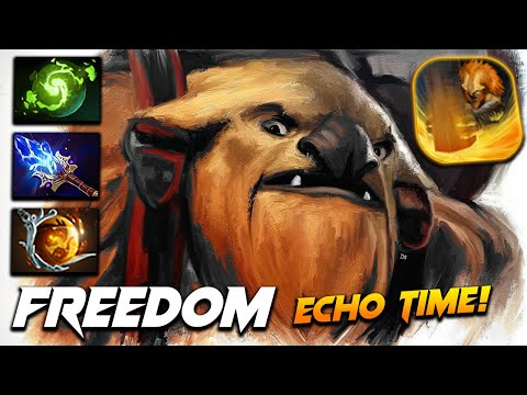 Freedom Earthshaker Echo Time! - Dota 2 Pro Gameplay [Watch & Learn]