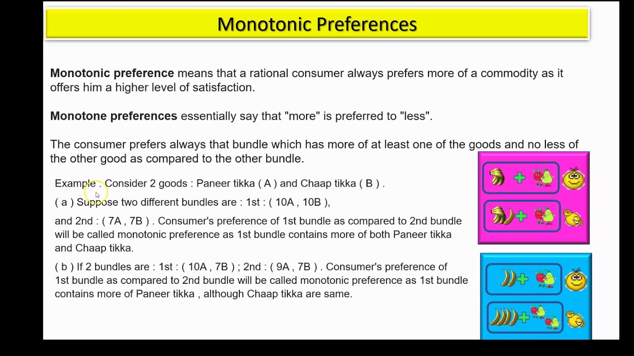 #14 Monotonic Preferences I Class 11th I Microeconomics