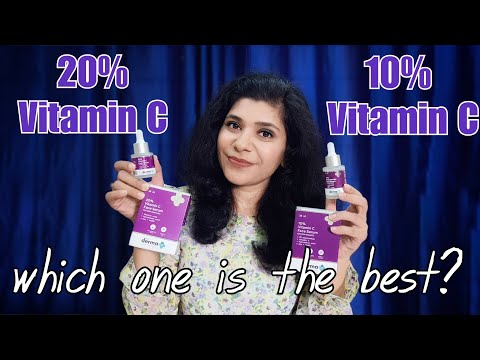 The derma co 10% 🆚 20% vitamin C serum | A true comparison | Which one is the best?