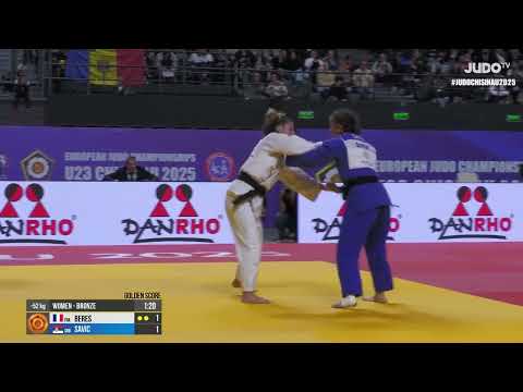 Lea BERES VS Bojana SAVIC European Judo Championships U23 | Bronze medal contest -52 kg