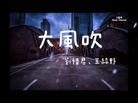 【Lyrics歌词】劉惜君 王赫野 大風吹