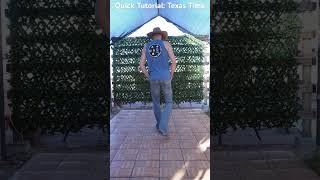 Quick Tutorial: Texas Time #keithurban #linedancing #linedance #texastime #linedancelesson