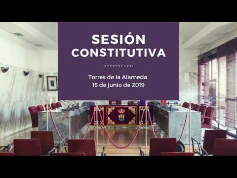 SESIÓN CONSTITUTIVA AYUNTAMIENTO DE TORRES DE LA ALAMEDA