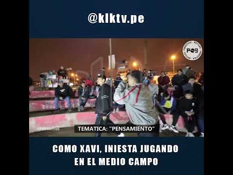 XAVI Y INIESTA EN EL MEDIO CAMPO DEL BARCELONA 🇪🇸 Matienzo vs Sian 🔥🔥