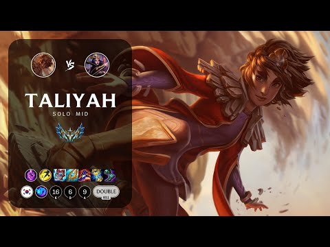Taliyah Mid vs LeBlanc - KR Challenger Patch 13.7