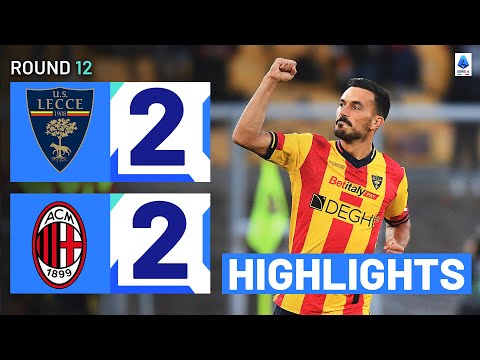 Resumen de Lecce vs Milan Jornada 12